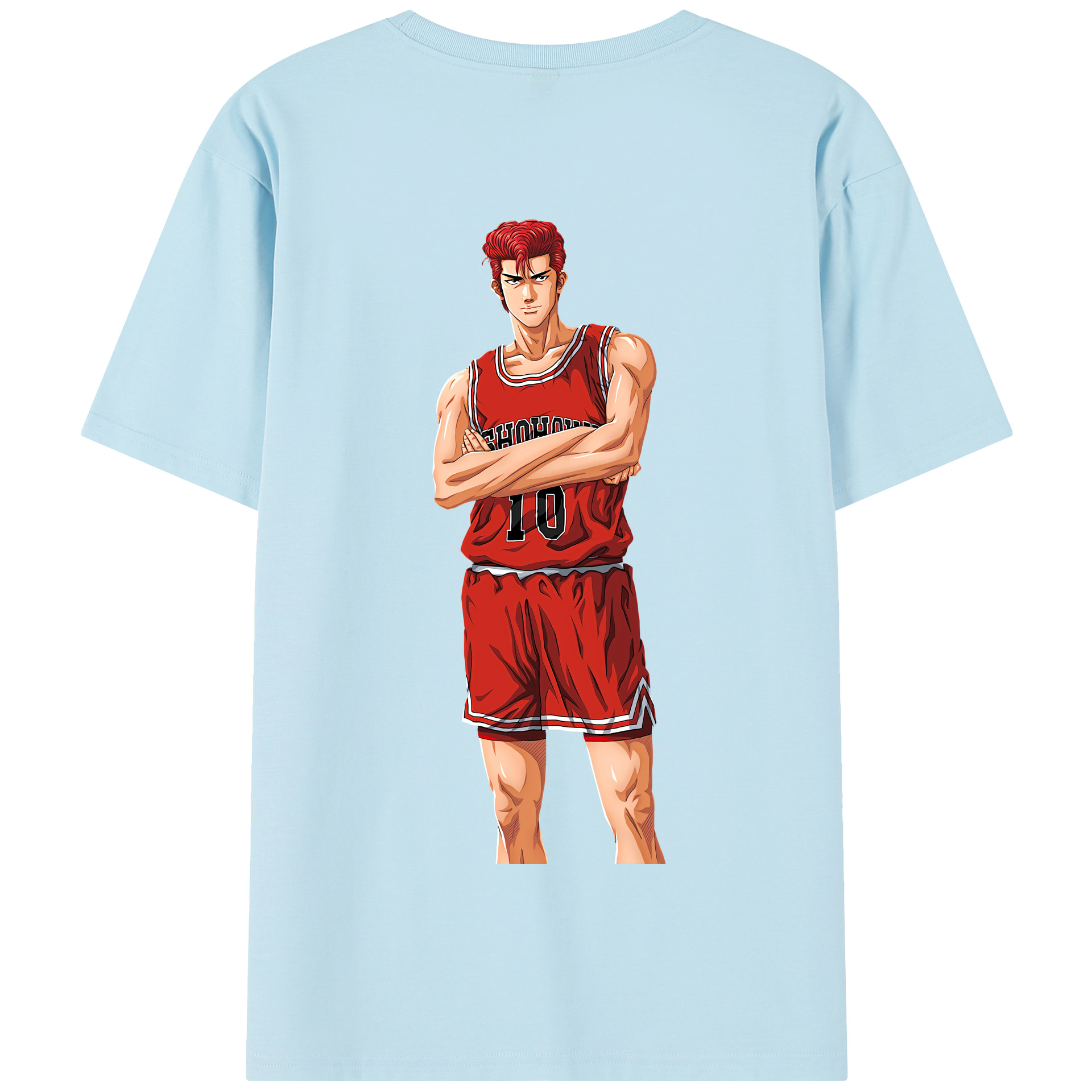 SLAM DUNK／スラムダンク 綿100％半袖Tシャツ（背面プリント）